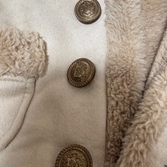 Nina Luck フリースジャケット フード付き　ふわふわの画像