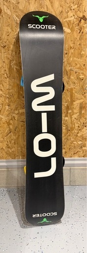 よいてさん専用　
スノーボード SCOOTER W-07（11-12）ビンディング＋カバー付き