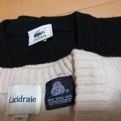 セーター　Lサイズ　2枚セット　lacoste他の画像