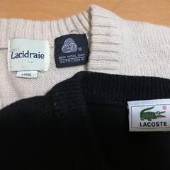 セーター　Lサイズ　2枚セット　lacoste他の画像