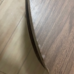 東屋　アルム　オーバル型ローテーブル　引き出し付きの画像