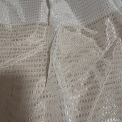 レースカーテン　2枚セット　アジャスター付きの画像