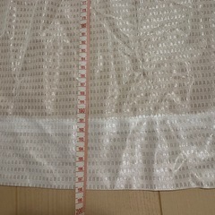 レースカーテン　2枚セット　アジャスター付きの画像