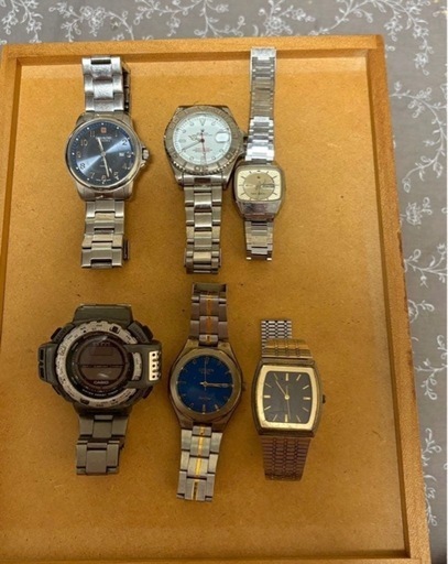 【遺品整理品】時計　6つ