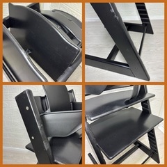 500円お値下げしました‼️　［美品✨］  六角レンチで簡単調整✨  ストッケ  トリップトラップ ベビーセットとテーブル付　 6ヶ月から〜大人まで🎁ベビー用品100点以上在庫あり！の画像