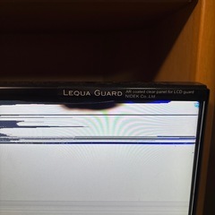 ジャンク品　テレビカバー付き　SHARP AQUOS 4T-C43FN2の画像