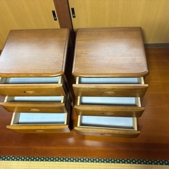 【大野城市】ベッドサイドチェスト２個セットの画像