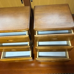 【大野城市】ベッドサイドチェスト２個セットの画像