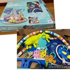 美品　光って鳴る　ベビージム　ファインディング・ニモ の画像