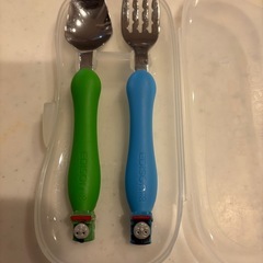 トーマス 子供用フォーク スプーンセットの画像