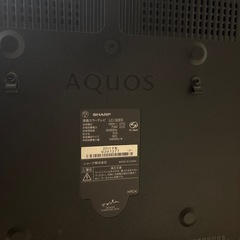 値下げしました！シャープ　AQUOS  32型液晶テレビの画像