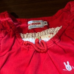 ファミリア　ミキハウス　ワンピース　90㎝の画像