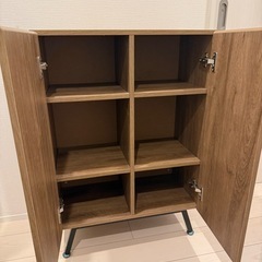 DORIS ドリス サイドボード キャビネット スリム 幅60の画像