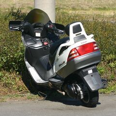 埼玉発216-38747Km】自賠責保険付 2000年 SUZUKIスカイウェイブ250 リミテッド CJ42A 状態良好ベンツテールの画像