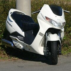 埼玉発216-11674Km】自賠責保険付 2000年 SUZUKIスカイウェイブ250 TYPE-S CJ42A 状態良好ベンツテールの画像