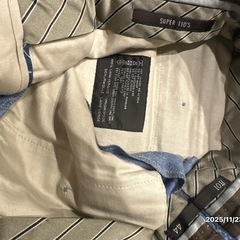 メンズ スラックス ウールパンツ 2着の画像