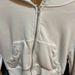 ショート丈パーカー・レディース・フリーサイズeqeeynの画像