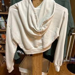 ショート丈パーカー・レディース・フリーサイズeqeeynの画像