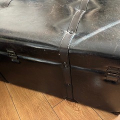 ヴィンテージ　スツール　2人用　収納箱の画像