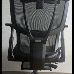 Flexispot C7 Pro オフィスチェア ブラック オットマン付きの画像