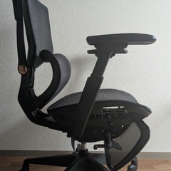 Flexispot C7 Pro オフィスチェア ブラック オットマン付きの画像