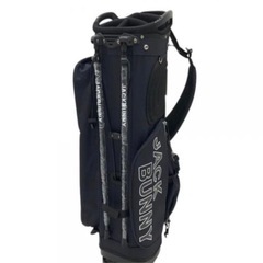 新品未使用JACK BUNNYジャックバニー スタンド式キャディバッグ ネイビーの画像