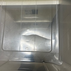 【0円】ニトリ クローゼットケース L 3個セット（一部破損あり）の画像