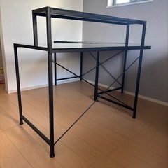 パソコンデスク デスク 幅160cm L字 L字型 デスク 机 つくえ ワークデスク PCデスク オフィスデスク ガラスデスク 学習机  の画像