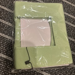 新品　Button Box ライトグリーン ニット トートバッグの画像