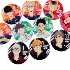 ハイキュー!! 缶バッジ 1BOX (10個入)の画像
