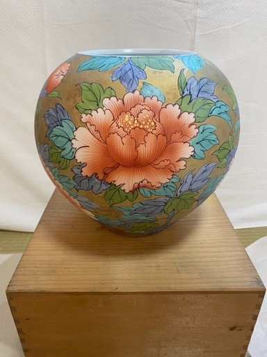【希少＊限定品】肥前有田焼 文右エ門 飾壺・花入
