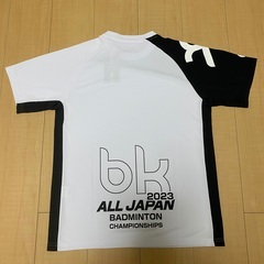 バドミントンTシャツ　ブラックナイト大会記念Tシャツの画像