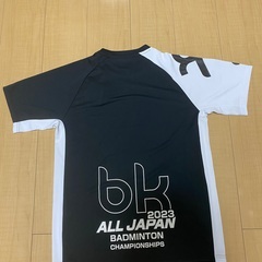 バドミントンTシャツ　ブラックナイト大会記念Tシャツの画像