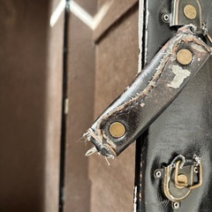 ヴィンテージ　スツール　2人用　収納箱の画像