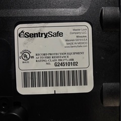 セントリー金庫　テンキーの画像