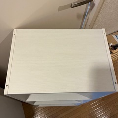 【美品】　カラーボックス　三段ボックス　ホワイト　白　の画像