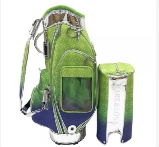 超美品 MARK&LONA ゴルフバッグ 2023年モデル グリーン/ブルー