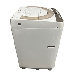 【ジ1124-08】7キロ、大量洗濯できる‼️最安値❗️SHARP 洗濯機　2015年の画像