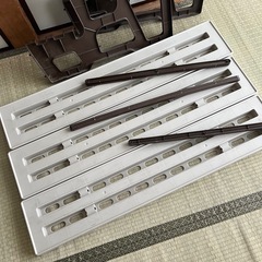 外山産業　フラワースタンド 3段900 マロン色の画像