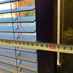 木製ブラインド付パーテーション　折り畳み可の画像