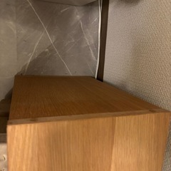 無印良品　スタッキングシェルフ 5段 オーク材の画像