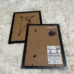 ポスターフレーム 額縁 写真入れ ホワイト ブラックの画像