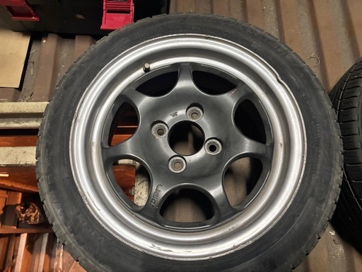 14インチホイールセット　6J  オフセット38 4穴　PCD100