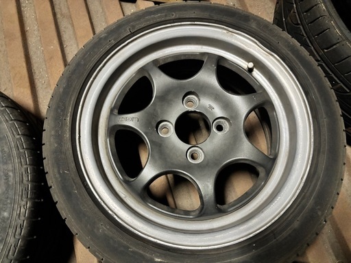 14インチホイールセット　6J  オフセット38 4穴　PCD100