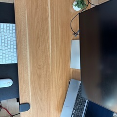 FLEXISPOT スタンディングデスク  電動式昇降デスク　引き出しキーボード台付　元値5.1万の画像