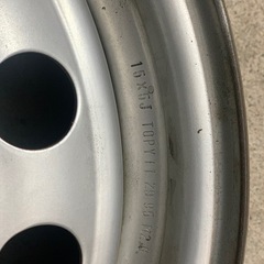 パジェロミニ等15inchスチールホイールの画像