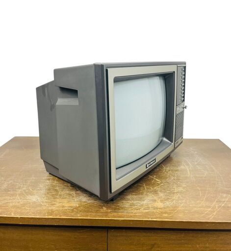 通電OK/砂嵐確認】日立カラーテレビ C14-460 インテリアとしても