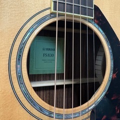 【美品・配送可】YAMAHA アコースティックギター FS830（購入1年少々）初心者〜中級者に最適！の画像