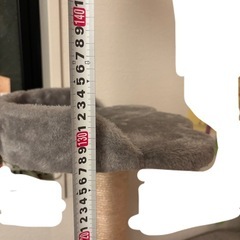 キャットタワー　新品　グレーの画像