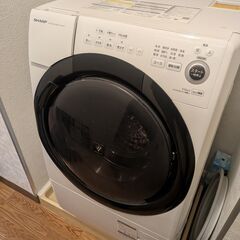 【0円/早め対応】墨田区・ドラム式洗濯乾燥機・冷蔵庫・電子レンジ 譲ります（どれか1つでもOK）／引越し処分の画像